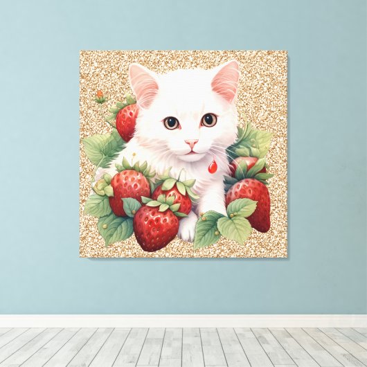 Premium - omgepakt canvas (glanzend) (Insitu (Houten vloer))