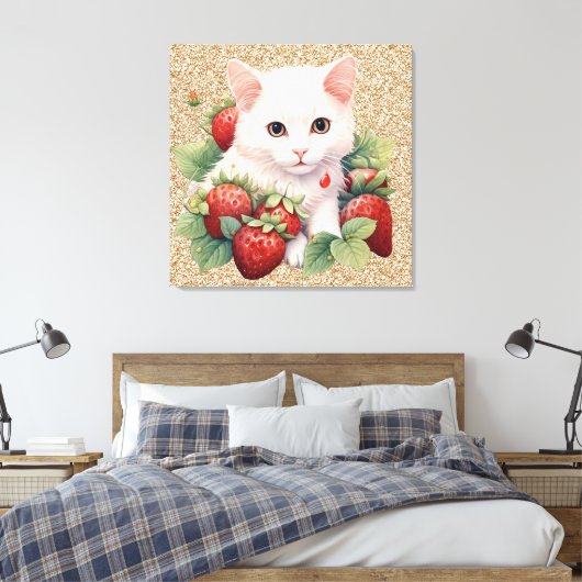 Premium - omgepakt canvas (glanzend) (Insitu (Slaapkamer))