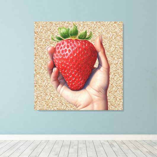 Premium - omgepakt canvas (glanzend) (Insitu (Houten vloer))