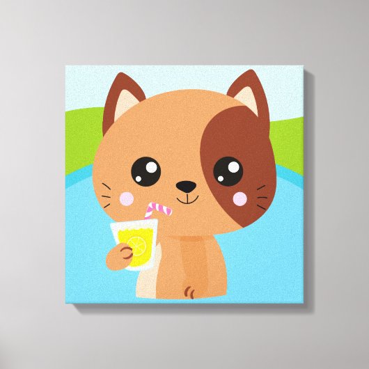 Premium - omgepakt canvas (glanzend) (Voorkant)