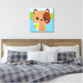 Premium - omgepakt canvas (glanzend) (Insitu (Slaapkamer))