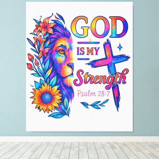 Premium - omgepakt canvas (glanzend) (Insitu (Houten vloer))