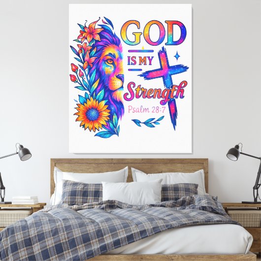 Premium - omgepakt canvas (glanzend) (Insitu (Slaapkamer))