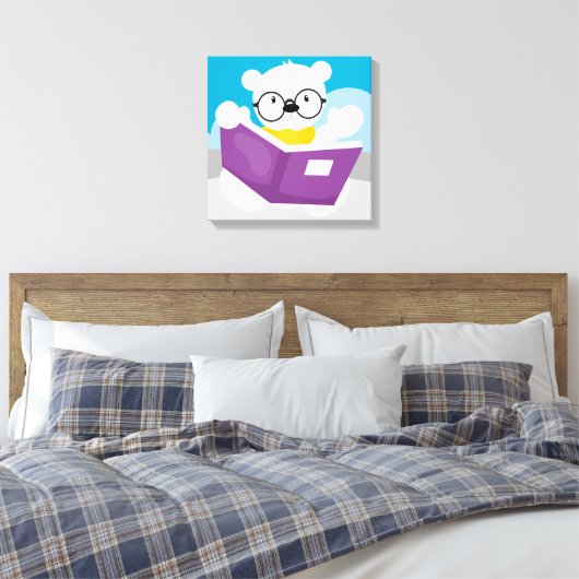 Premium - omgepakt canvas (glanzend) (Insitu (Slaapkamer))