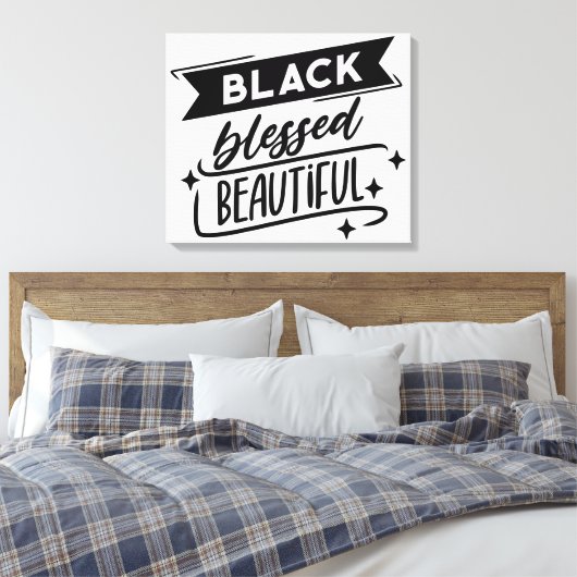 Premium - omgepakt canvas (glanzend) (Insitu (Slaapkamer))