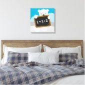 Premium - omgepakt canvas (glanzend) (Insitu (Slaapkamer))