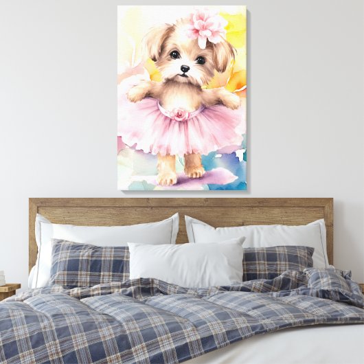 Premium - omgepakt canvas (glanzend) (Insitu (Slaapkamer))