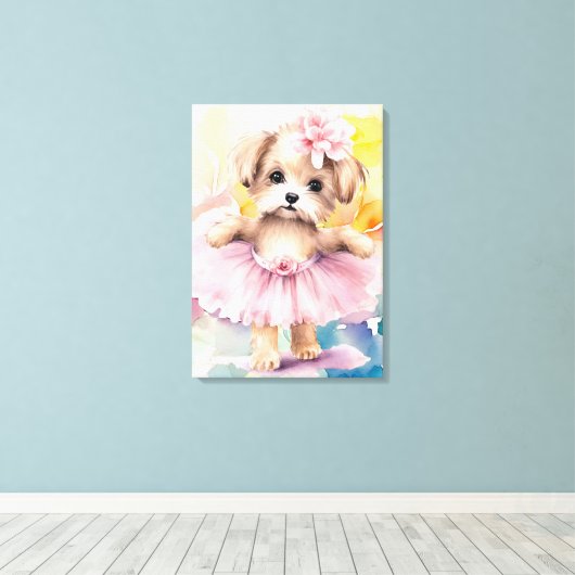 Premium - omgepakt canvas (glanzend) (Insitu (Houten vloer))