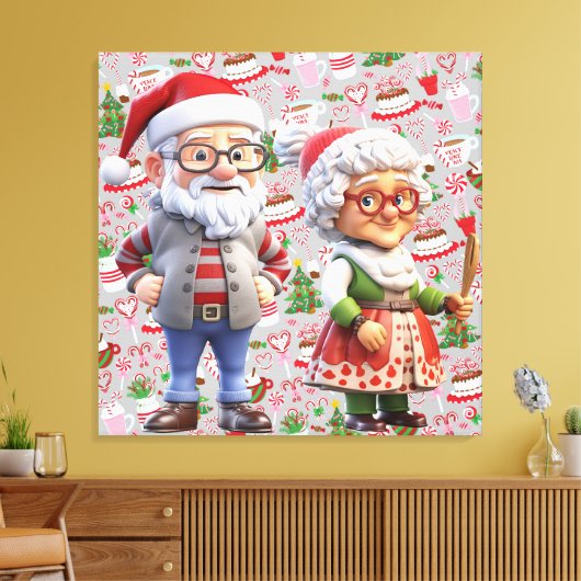 Premium - omgepakt canvas (glanzend) (Insitu (Woonkamer))