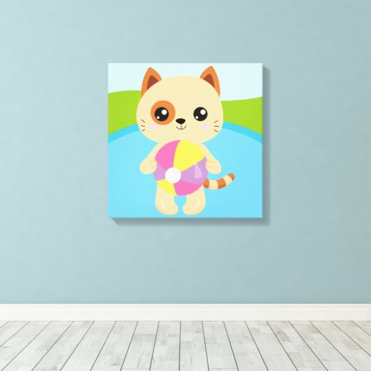 Premium - omgepakt canvas (glanzend) (Insitu (Houten vloer))