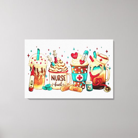 Premium - omgepakt canvas (glanzend) (Voorkant)