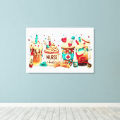 Premium - omgepakt canvas (glanzend) (Insitu (Houten vloer))