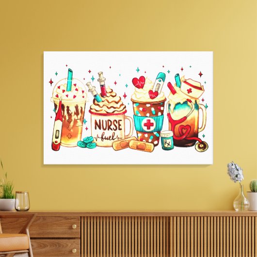 Premium - omgepakt canvas (glanzend) (Insitu (Woonkamer))