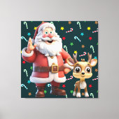 Premium - omgepakt canvas (glanzend) (Voorkant)