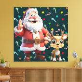 Premium - omgepakt canvas (glanzend) (Insitu (Woonkamer))