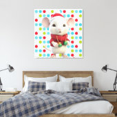 Premium - omgepakt canvas (glanzend) (Insitu (Slaapkamer))