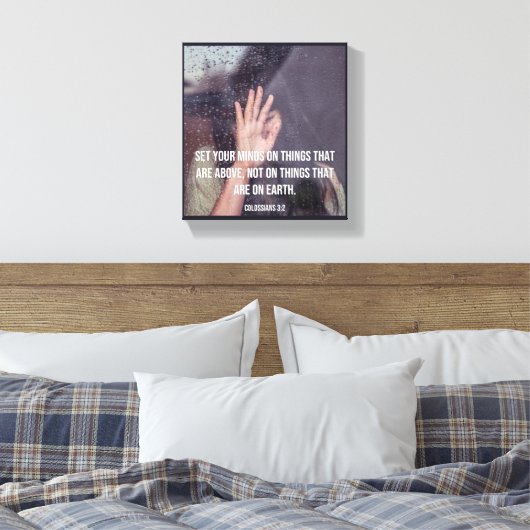 Premium - omgepakt canvas (glanzend) (Insitu (Slaapkamer))