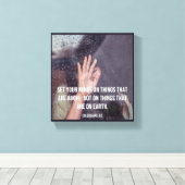 Premium - omgepakt canvas (glanzend) (Insitu (Houten vloer))