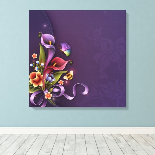 Premium - omgepakt canvas (glanzend) (Insitu (Houten vloer))