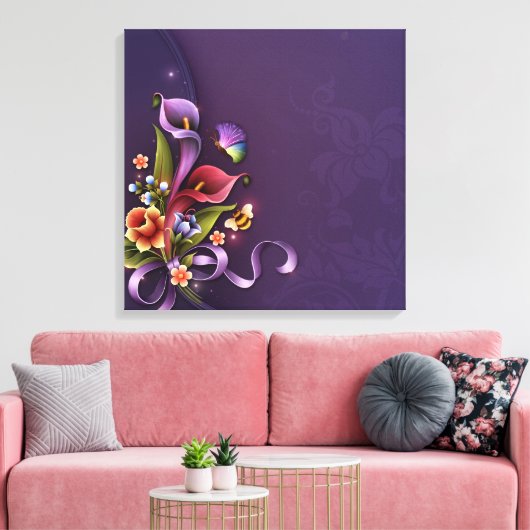 Premium - omgepakt canvas (glanzend) (Insitu (Woonkamer))