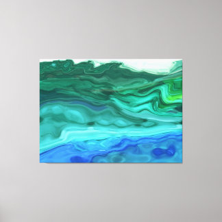 Premium - omgepakt canvas (glanzend)