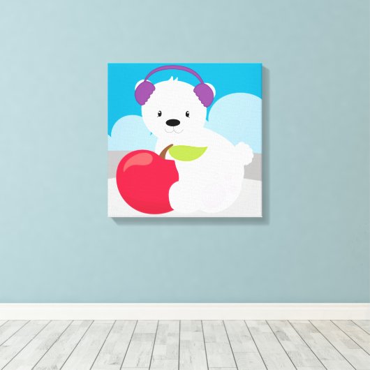 Premium - omgepakt canvas (glanzend) (Insitu (Houten vloer))