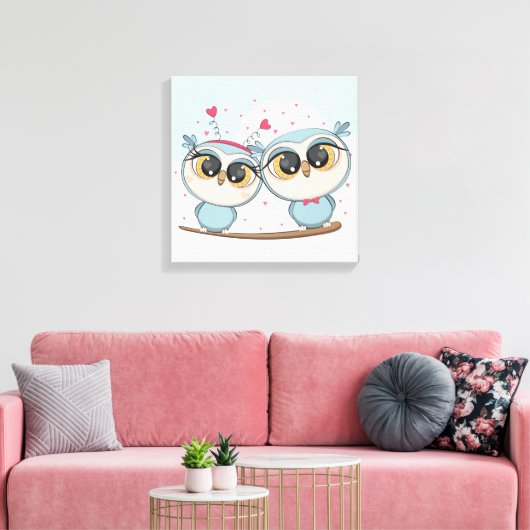 Premium - omgepakt canvas (glanzend) (Insitu (Woonkamer))