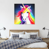 Premium - omgepakt canvas (glanzend) afdruk (Insitu (Slaapkamer))