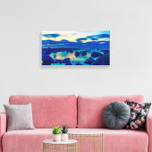 Premium - omgepakt canvas (glanzend) afdruk (Insitu (Woonkamer))