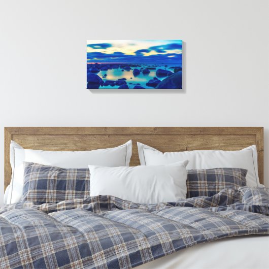 Premium - omgepakt canvas (glanzend) afdruk (Insitu (Slaapkamer))