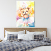 Premium - omgepakt canvas (glanzend) afdruk (Insitu (Slaapkamer))