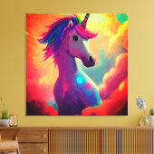 Premium - omgepakt canvas (glanzend) afdruk (Insitu (Woonkamer))