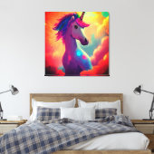 Premium - omgepakt canvas (glanzend) afdruk (Insitu (Slaapkamer))