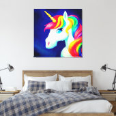 Premium - omgepakt canvas (glanzend) afdruk (Insitu (Slaapkamer))