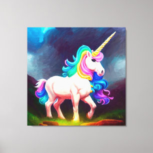 Premium - omgepakt canvas (glanzend) afdruk