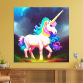 Premium - omgepakt canvas (glanzend) afdruk (Insitu (Woonkamer))