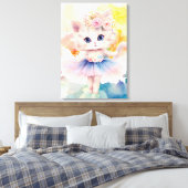 Premium - omgepakt canvas (glanzend) afdruk (Insitu (Slaapkamer))