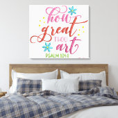 Premium - omgepakt canvas (glanzend) afdruk (Insitu (Slaapkamer))