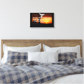 Premium - omgepakt canvas (glanzend) afdruk (Insitu (Slaapkamer))