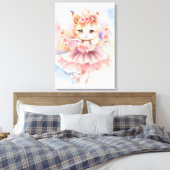 Premium - omgepakt canvas (glanzend) afdruk (Insitu (Slaapkamer))