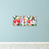 Premium - omgepakt canvas (glanzend) afdruk (Insitu (Houten vloer))