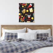 Premium - omgepakt canvas (glanzend) afdruk (Insitu (Slaapkamer))