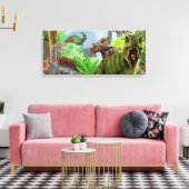 Premium - omgepakt canvas (glanzend) afdruk (Insitu (Woonkamer))