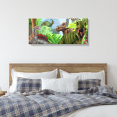 Premium - omgepakt canvas (glanzend) afdruk (Insitu (Slaapkamer))