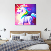 Premium - omgepakt canvas (glanzend) afdruk (Insitu (Slaapkamer))