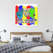 Premium - omgepakt canvas (glanzend) afdruk (Insitu (Slaapkamer))
