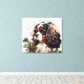 Premium - omgepakt canvas (glanzend) afdruk (Insitu (Houten vloer))