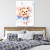 Premium - omgepakt canvas (glanzend) afdruk (Insitu (Slaapkamer))