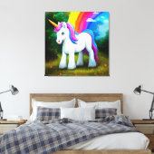 Premium - omgepakt canvas (glanzend) afdruk (Insitu (Slaapkamer))