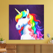 Premium - omgepakt canvas (glanzend) afdruk (Insitu (Woonkamer))